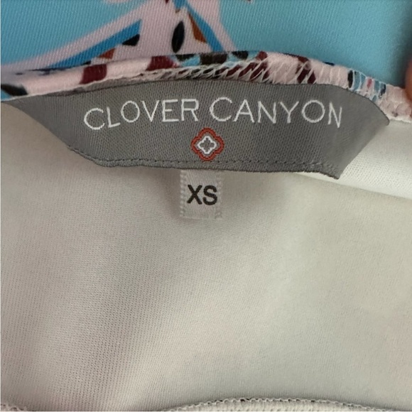 Clover Canyon Colorful Neoprene Halter Neck Mini Dress - Picture 5 of 5